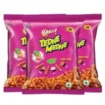 Bingo Tedhe Medhe Masala Tadka 3X40.6 g (Pack Of 3)