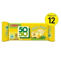 Britannia 50-50 Maska Chaska Biscuits 12X40.5 g (Pack of 12)