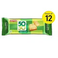 Britannia 50-50 Sweet and Salty Biscuits 12X69.2 g (Pack of 12)