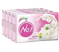Godrej No.1 Jasmine Milk Cream Soap 4X43 g (Pack Of 4)
