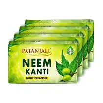 Patanjali Neem Kanti Body Cleanser Soap 5X75 g (Pack of 5)