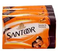 Santoor Sandal & Turmeric Soap 4X41 g (Pack Of 4)