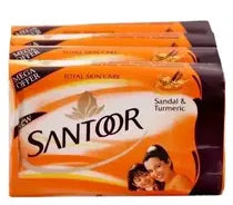 Santoor Sandal & Turmeric Soap 4X41 g (Pack Of 4)