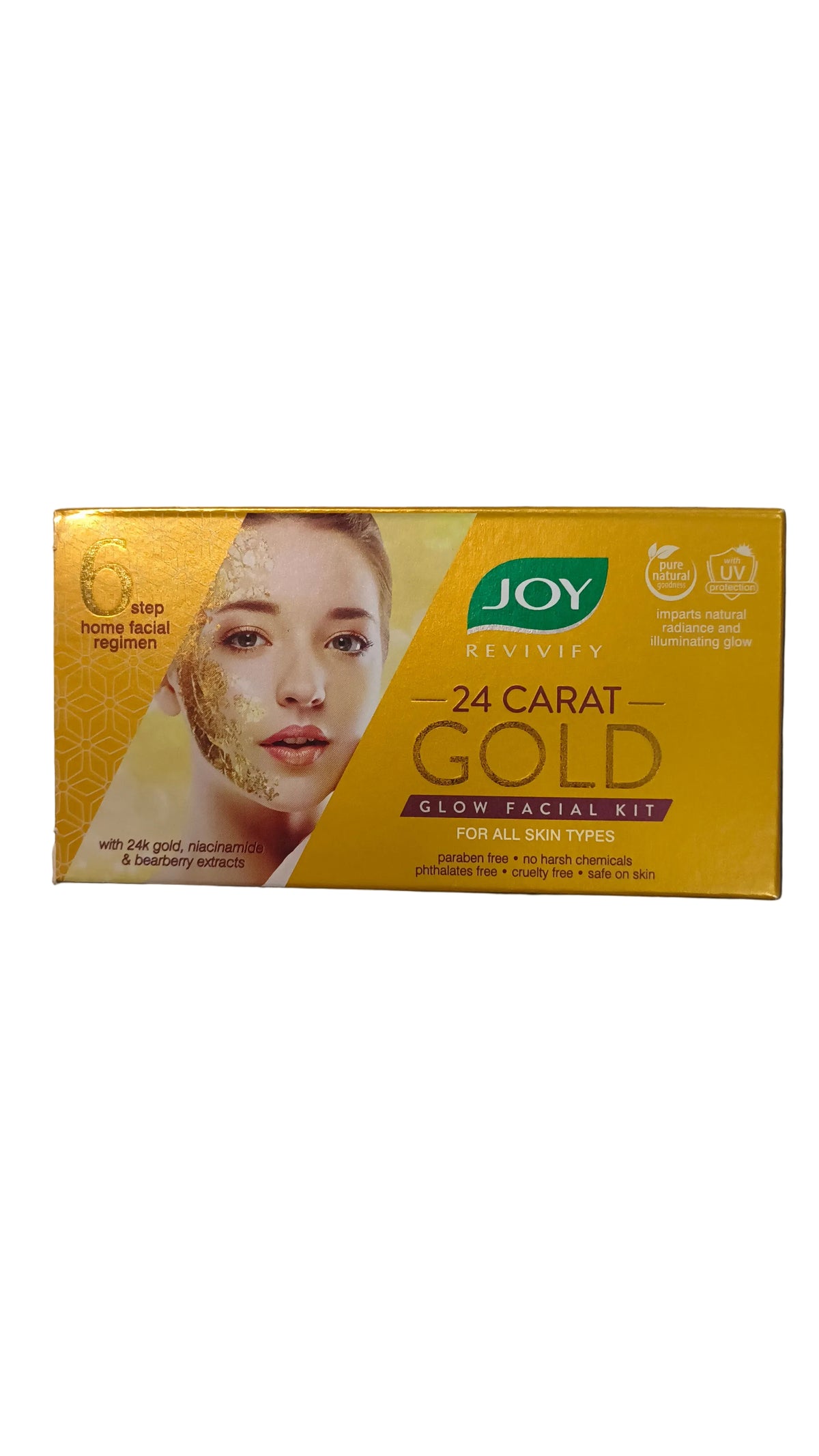 Joy 24 carat gold glow facial kit 32g