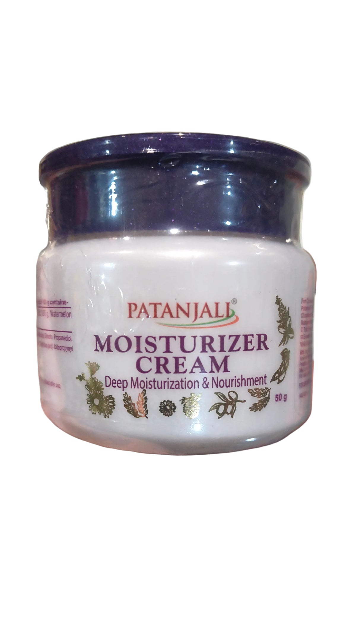 Patanjali moisturizer cream Deep moisturization & nourishment 50g