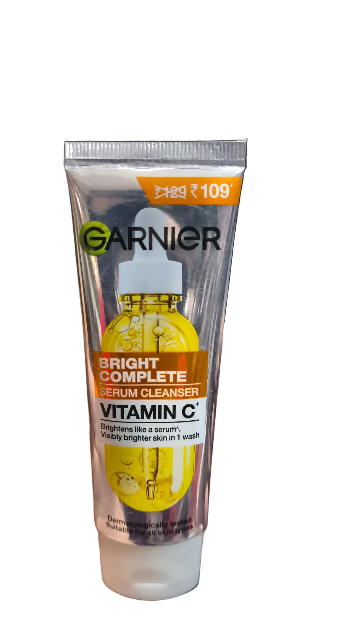 Garnier bright complete serum cleanser vitamin- C 50g