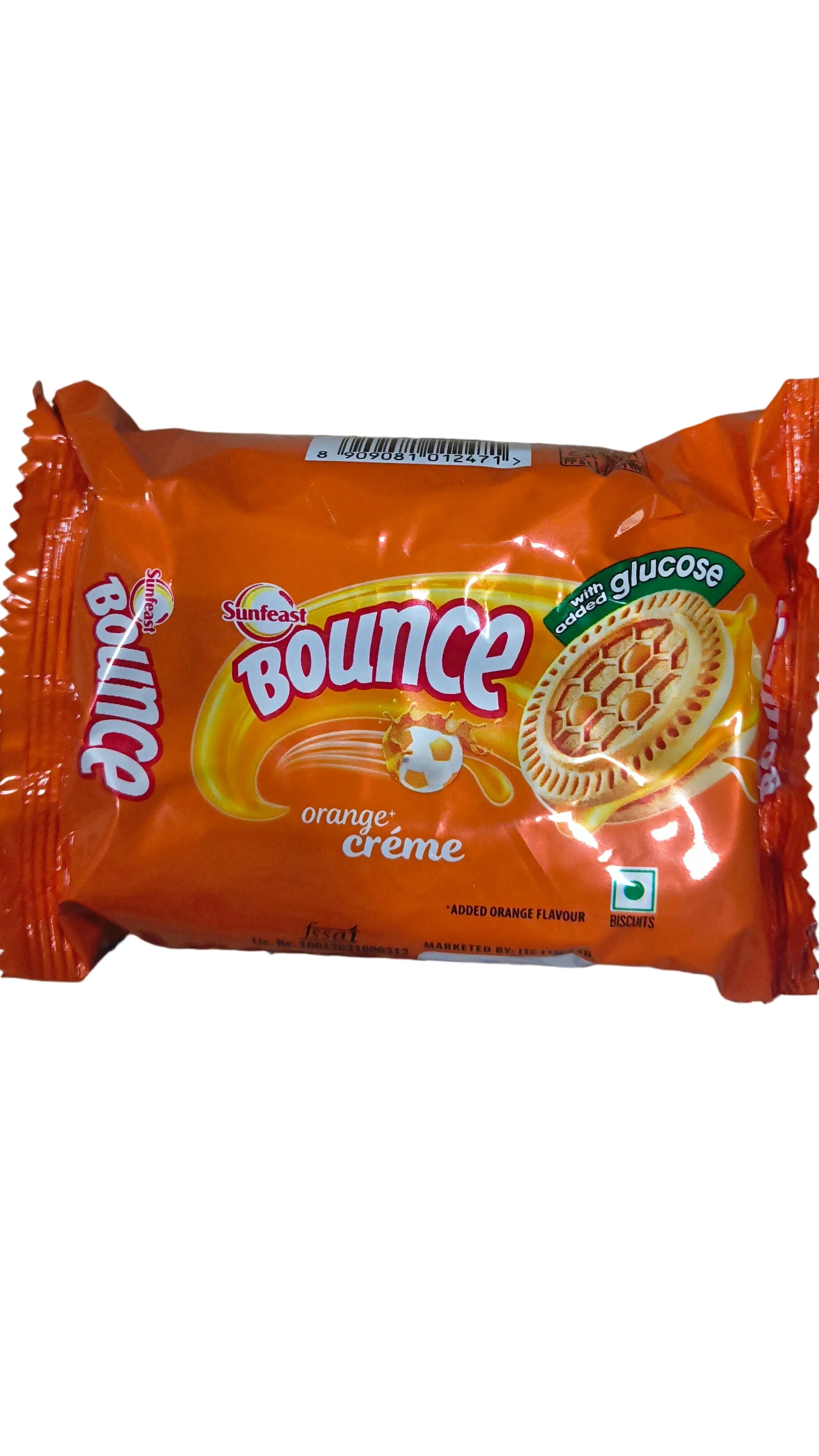 Sunfeast bounce orange creme Biscuit (28x2n)