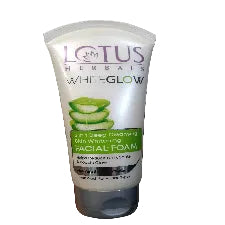 Lotus herbals white glow 3in 1deep cleansing skin whitening facial foam 50gm