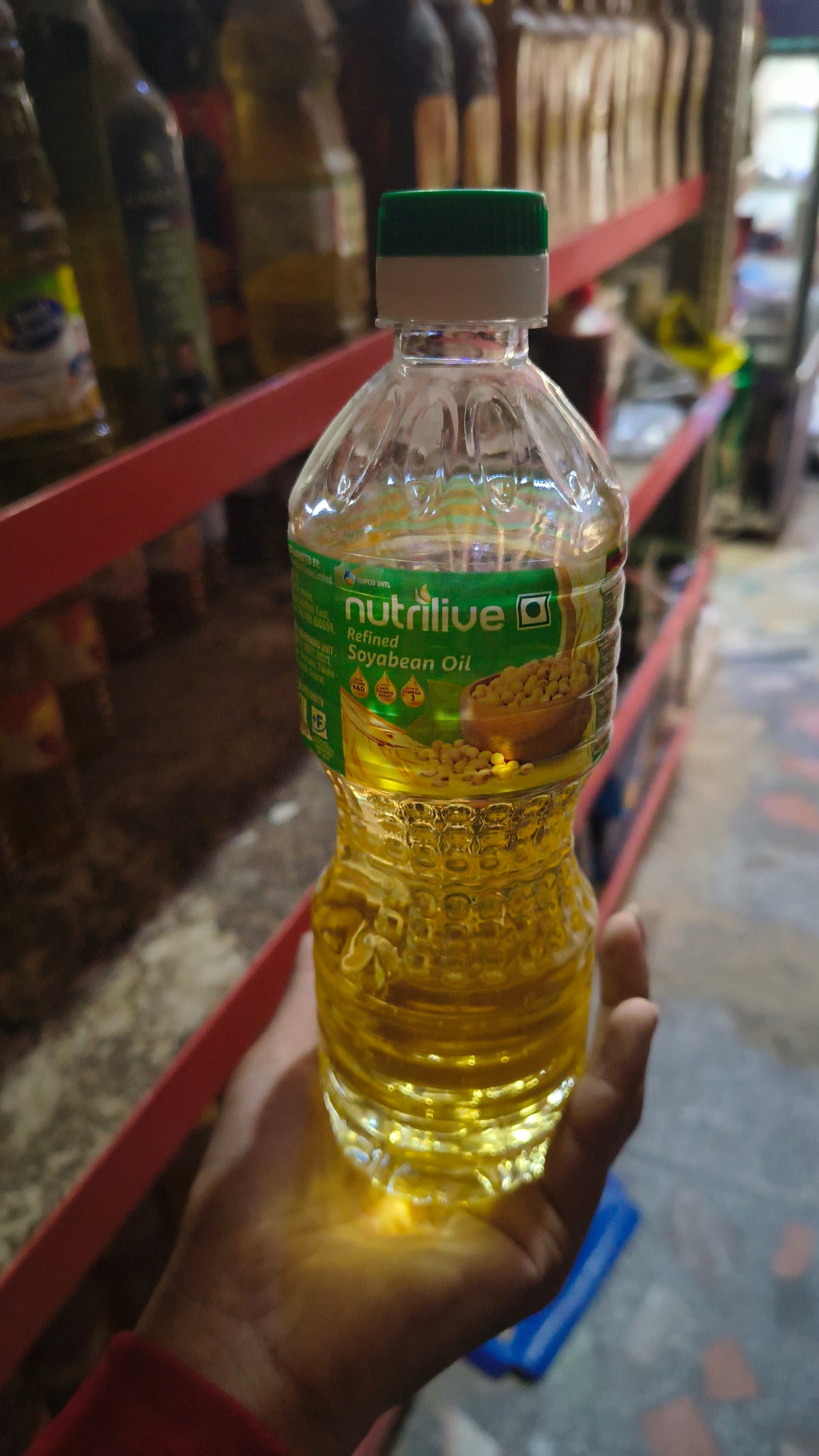 Nutrilive refined soyabean oil 400g (Bottle)