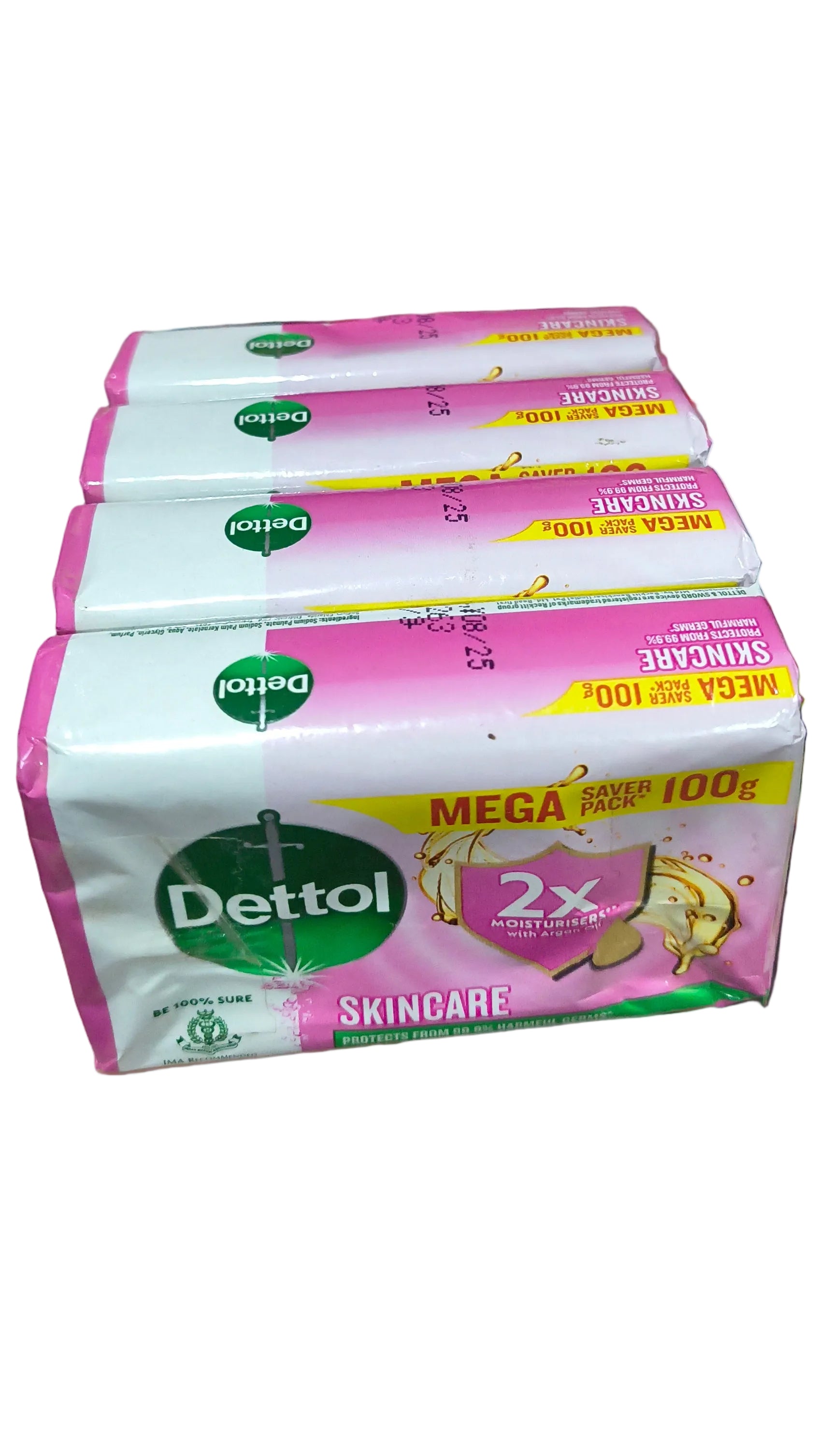 Dettol skincare soap 100g (pack of 4)