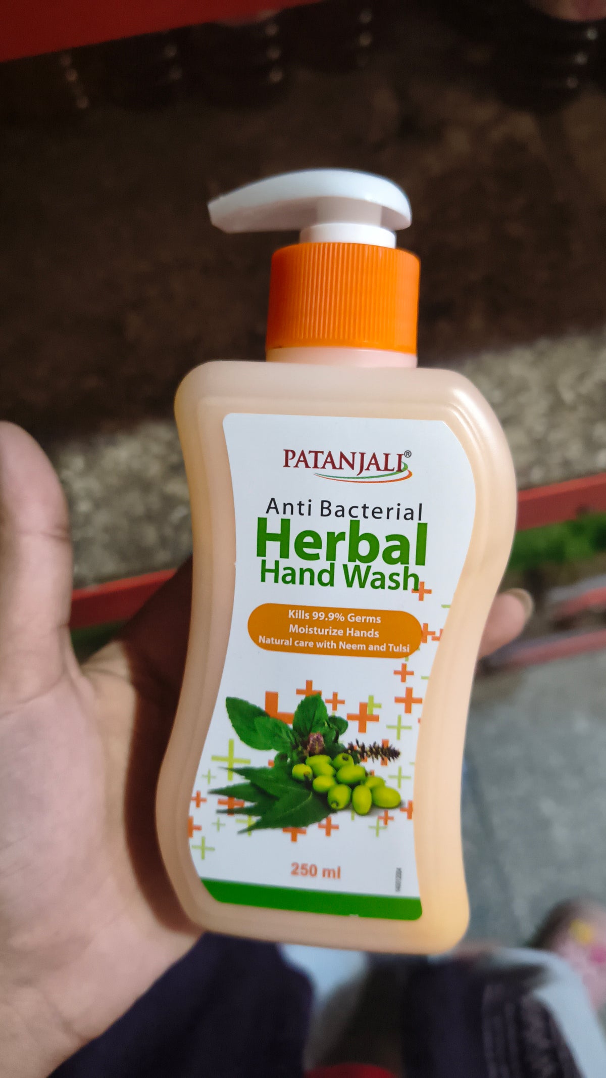 Patanjali anti bacterial herbal hand wash 250ml