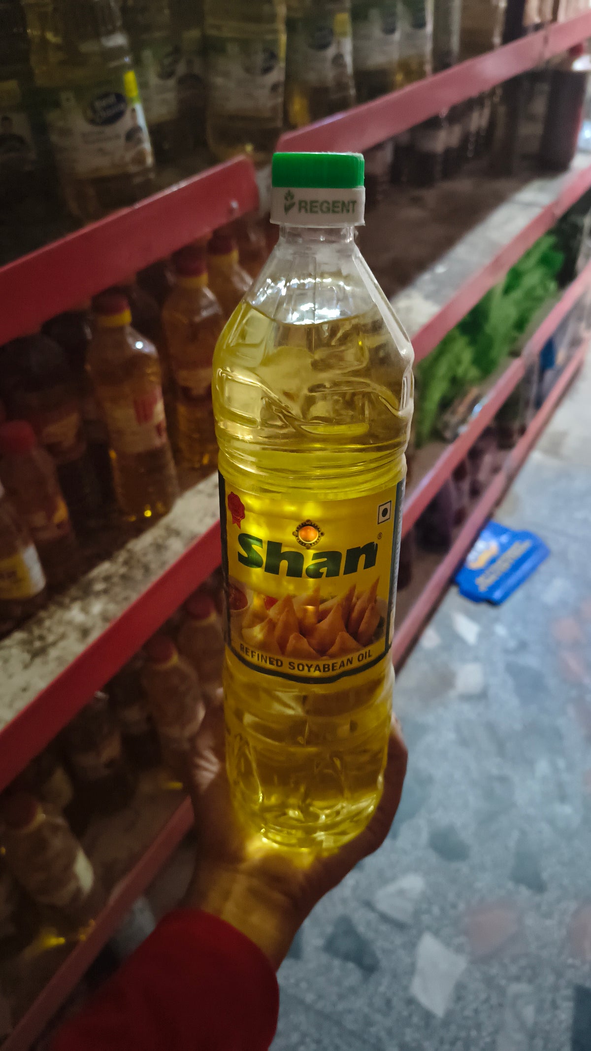 Shan refined soyabean oil 800g (bottle)