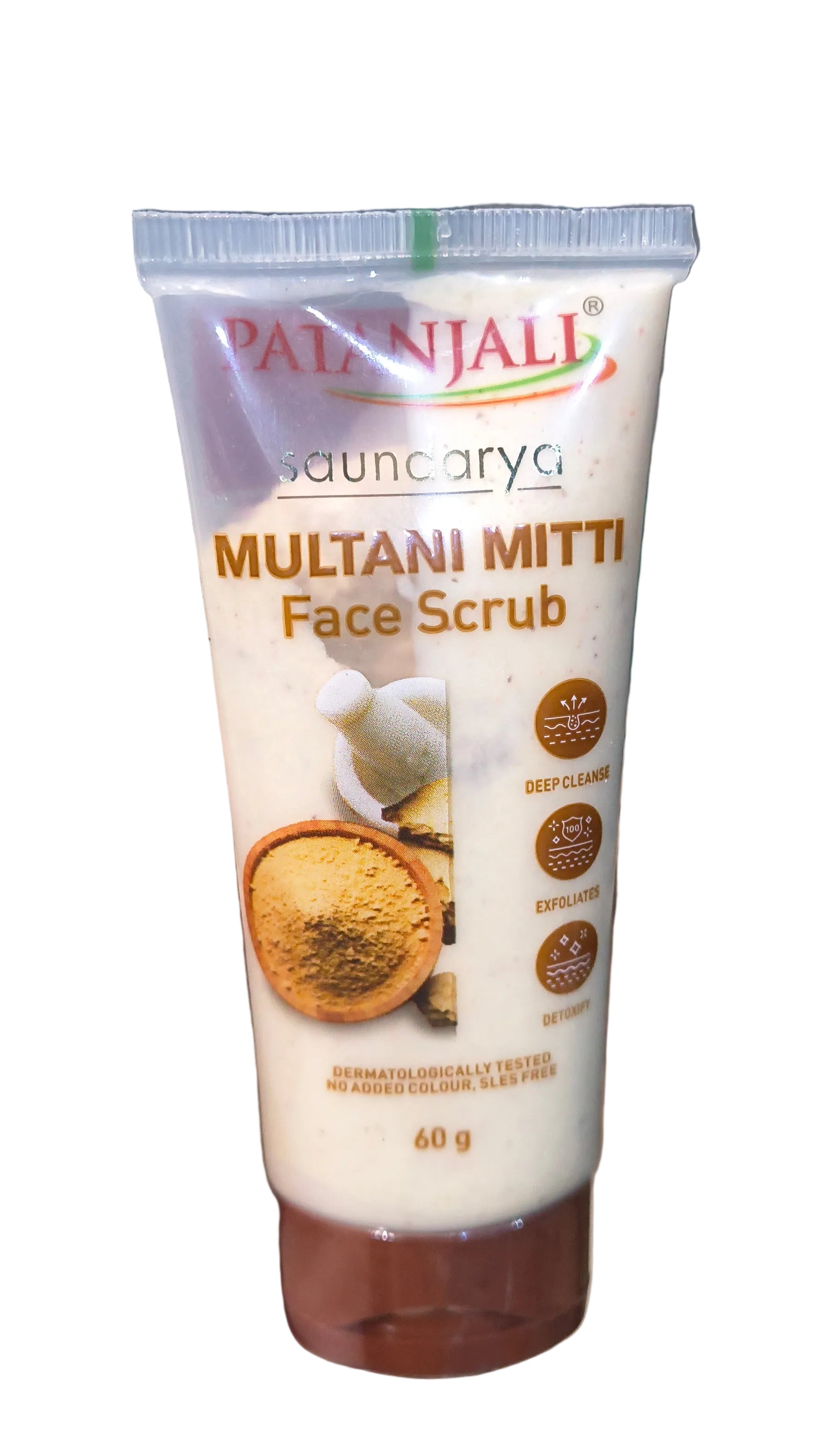 Patanjali saundarya multani mitti Face scrub 60g