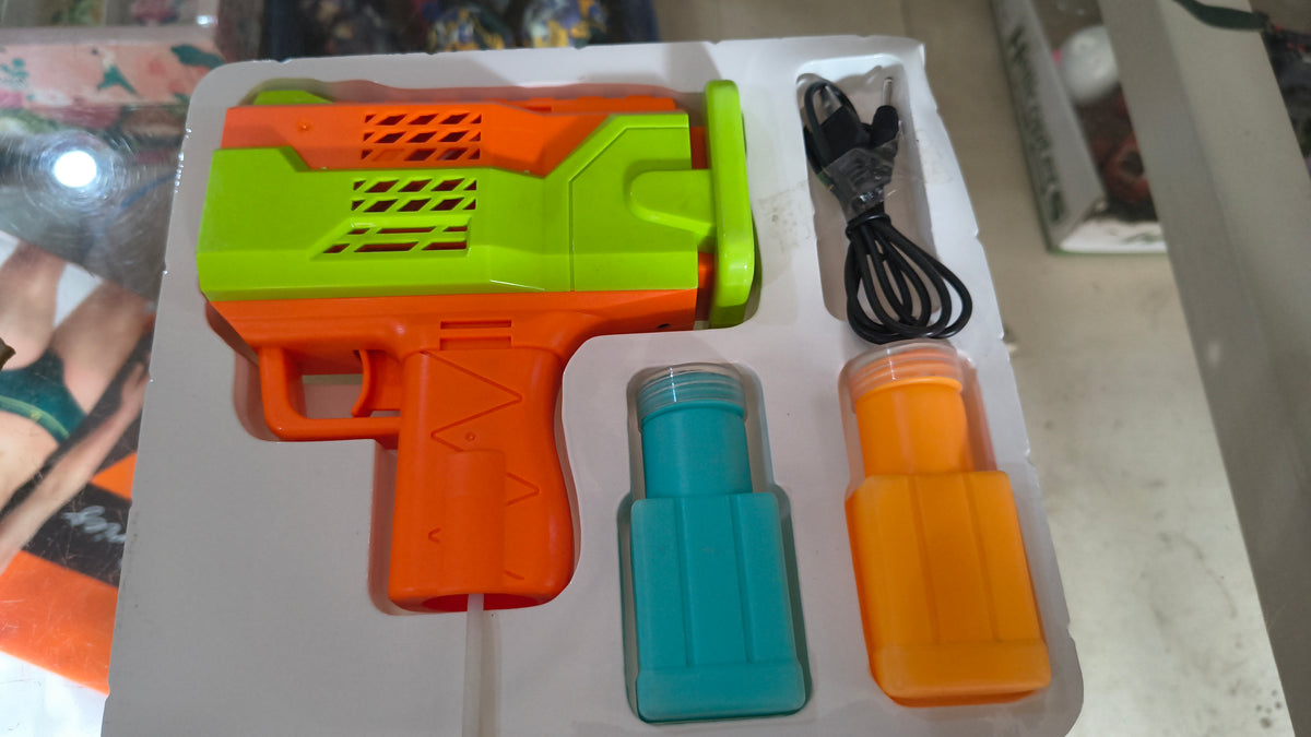 Bubble gun machine