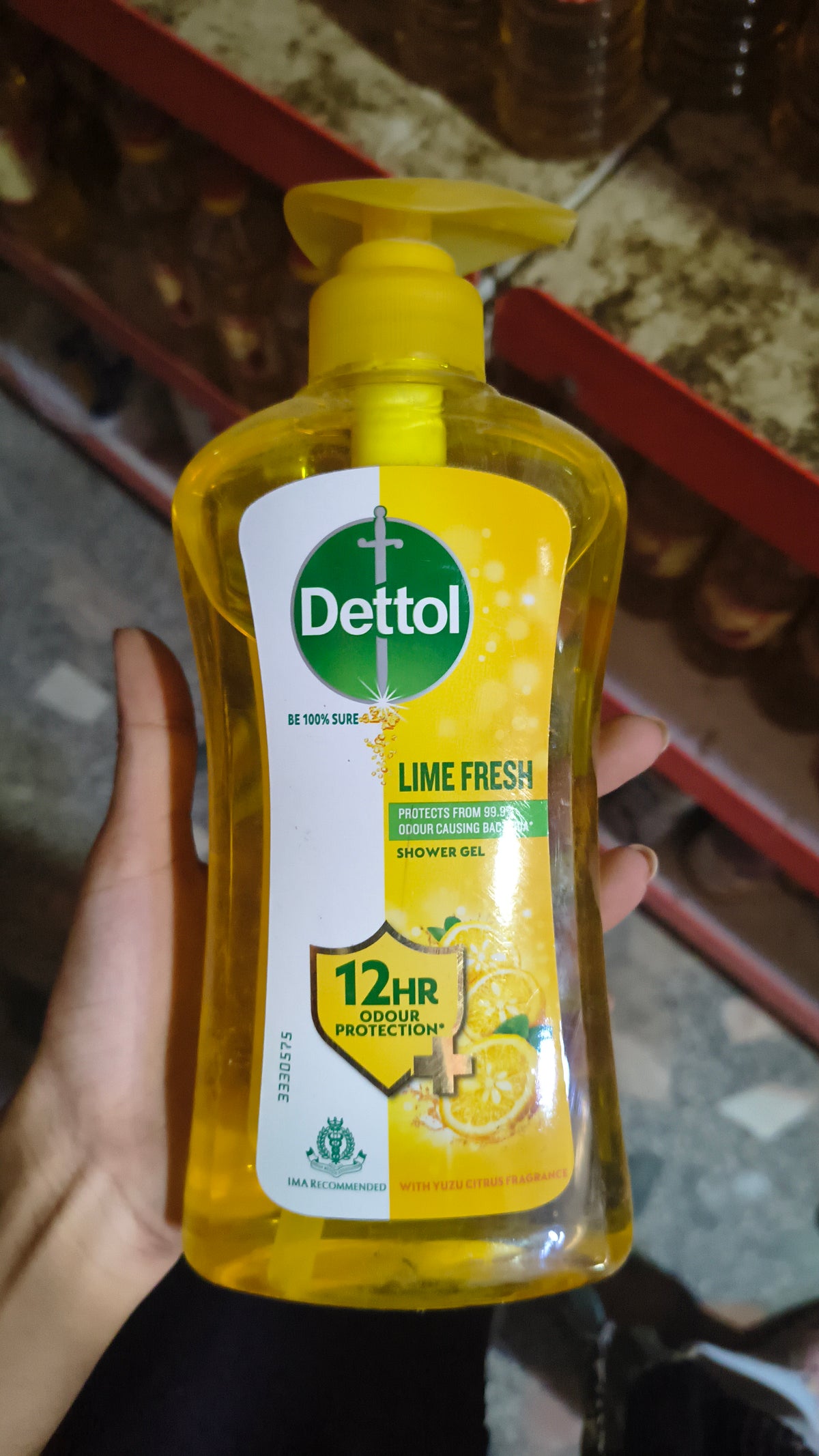 Dettol lime fresh shower gel 500ml