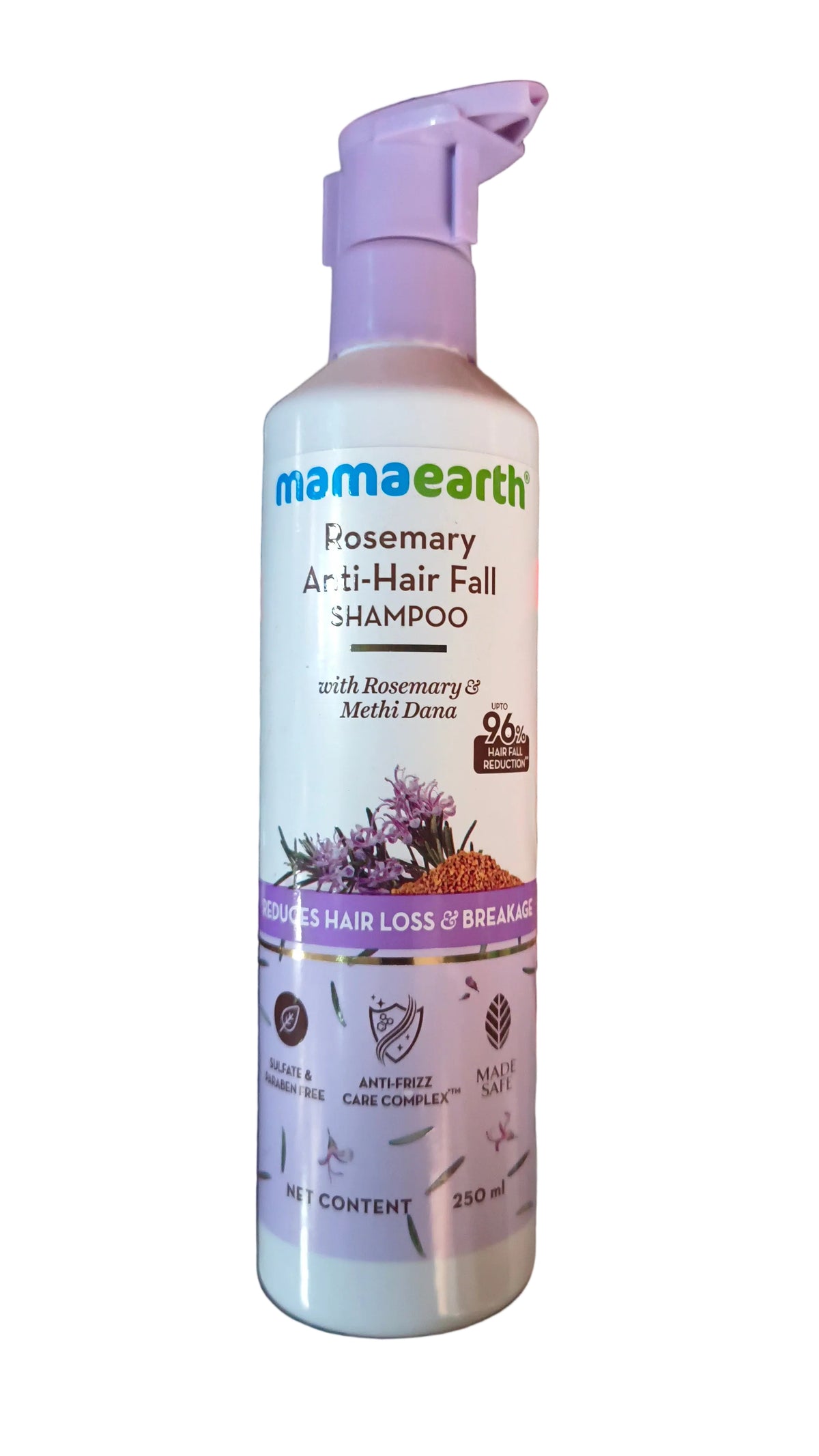 Mamaearth rosemary anti hair fall shampoo 250ml