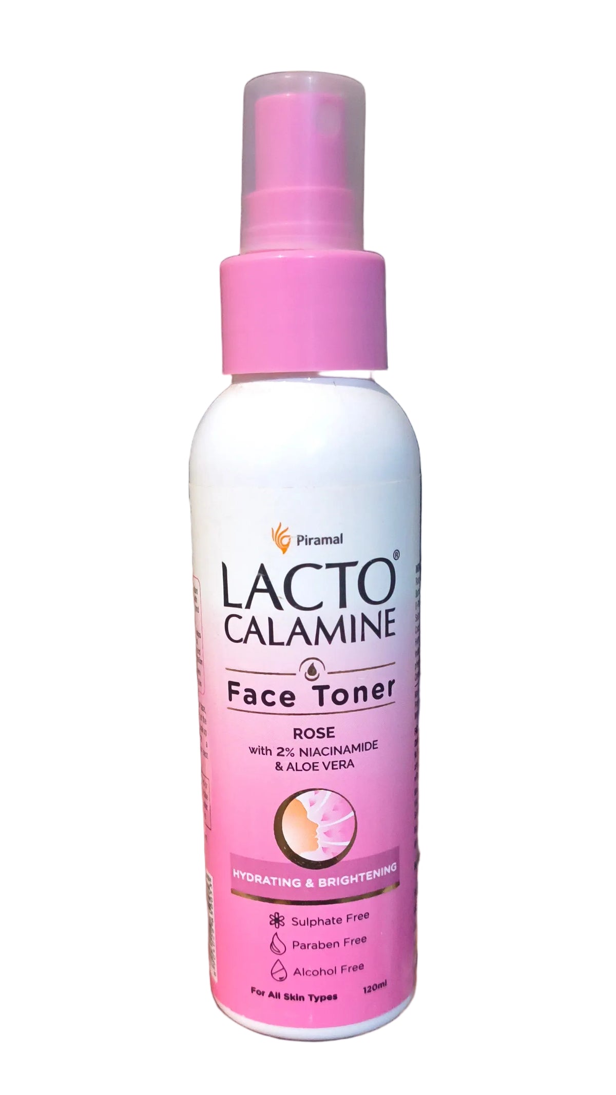 Lacto calamine face toner rose 120ml