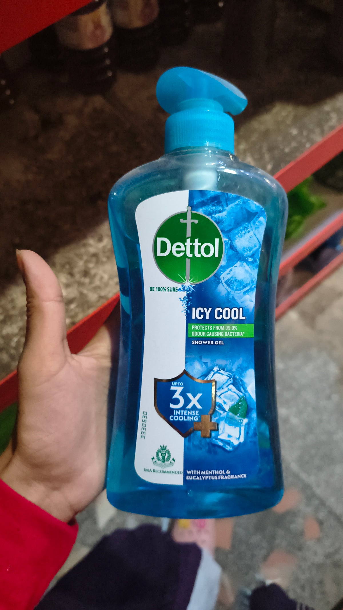 Dettol icy cool shower gel 500ml